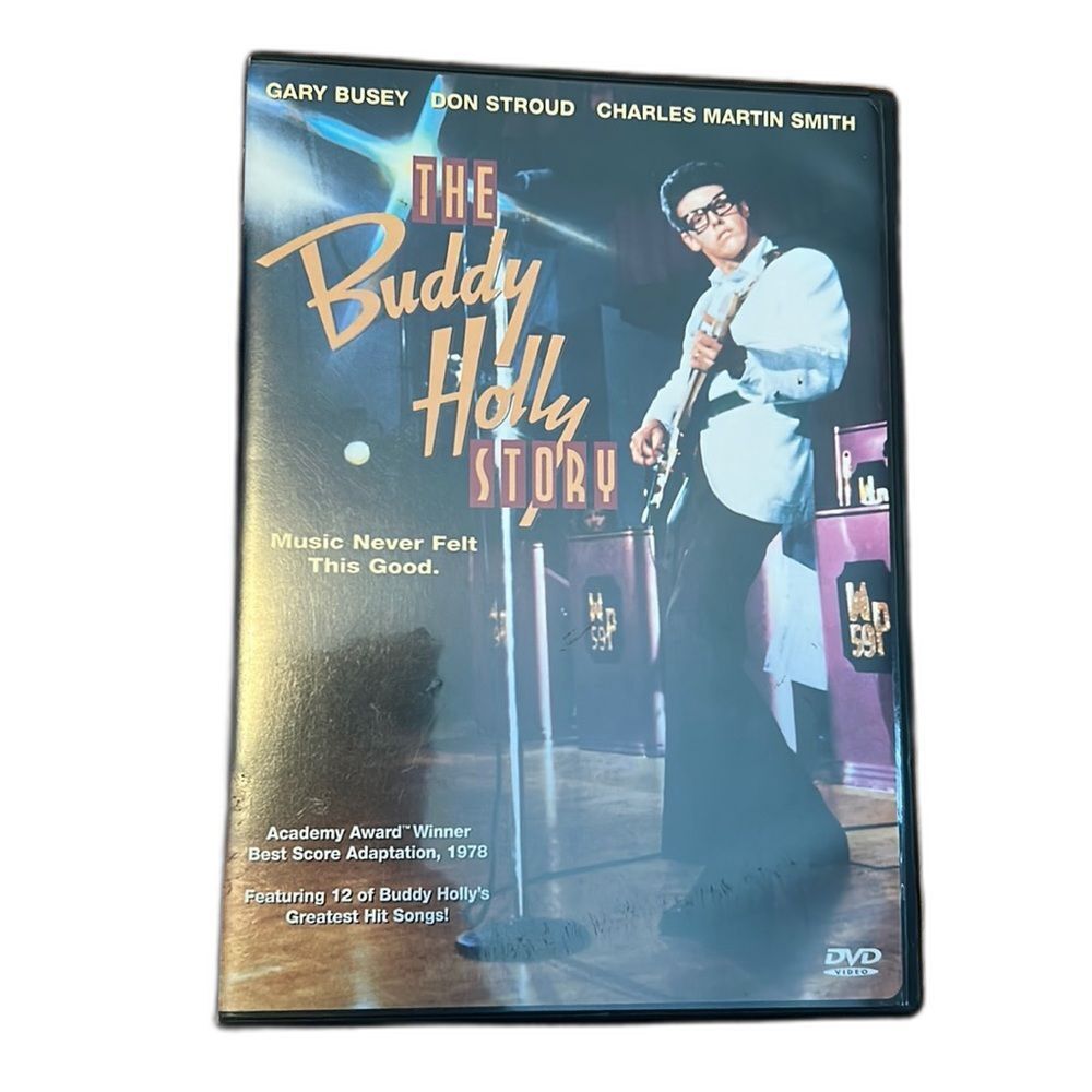 The Buddy Holly Story DVD Gary Busey classic music rock & roll autobiography TE6
